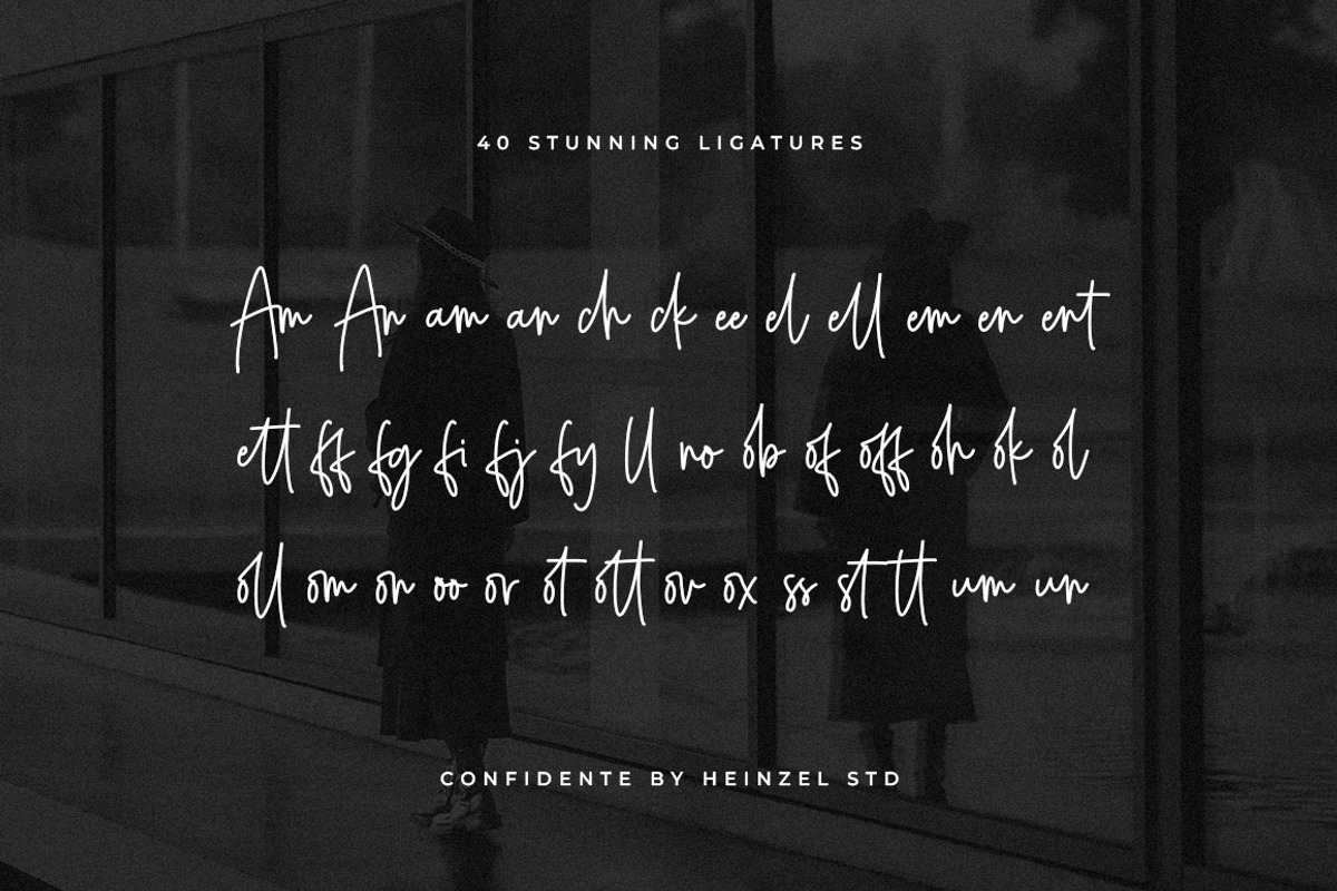 Confidente Signature Script Font, a Handwritten Font by Heinzel Std (Photo 6 of 16)