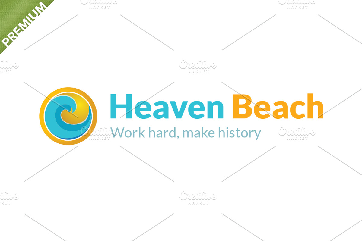 Heaven Beach Logo, a Branding & Logo Template by Web Design Label (Photo 1 of 5)