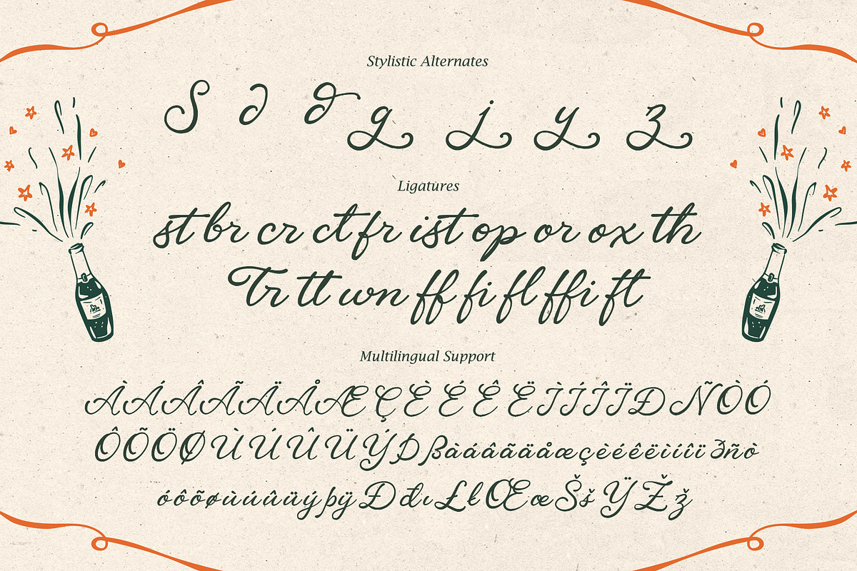 BistroScrawl Handwriting Script Font, a Script Font by Inviline.co (Photo 9 of 10)