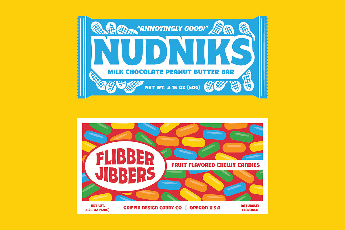 GDC CHUMBO | Retro Font, a Sans Serif Font by GriffinDesignCompany (Photo 8 of 9)