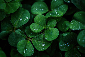Cluster of Forest Clovers, a Nature Photo by Virgo Studio