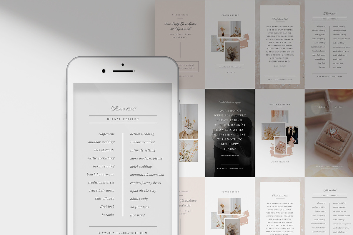 Instagram Story Templates for Canva, a Social Media Template by roselindoco (Photo 2 of 4)