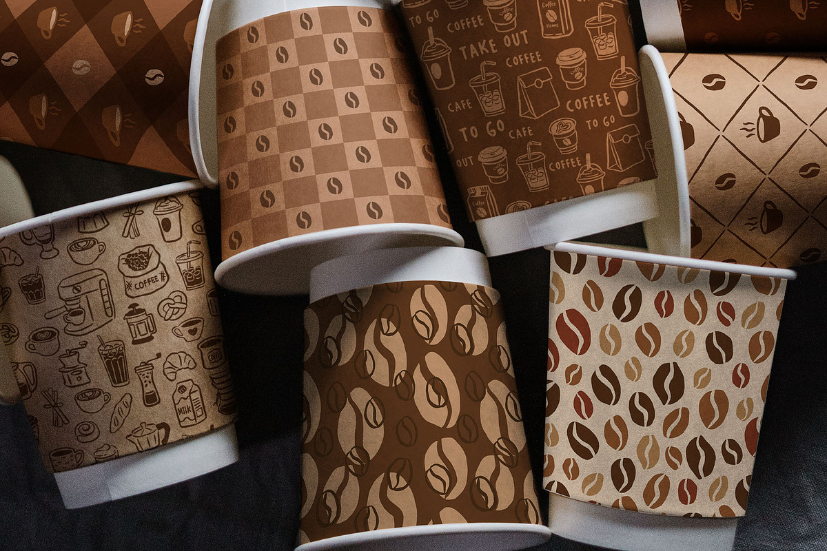 Cozy Coffee Seamless pattern, a Pattern Graphic by CreativeChristiana (Photo 3 of 12)