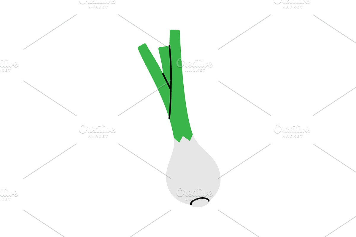 Onion. Fresh organic vegetable, an Object Illustration by GraphiShop