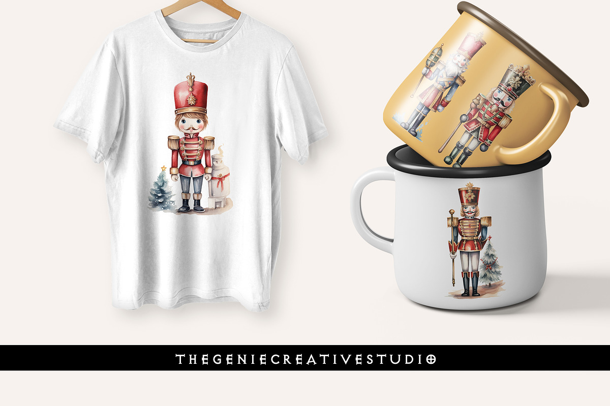 Christmas Nutcracker PNG Clipart, a Decorative Illustration by Geniecreativestudio (Photo 7 of 9)