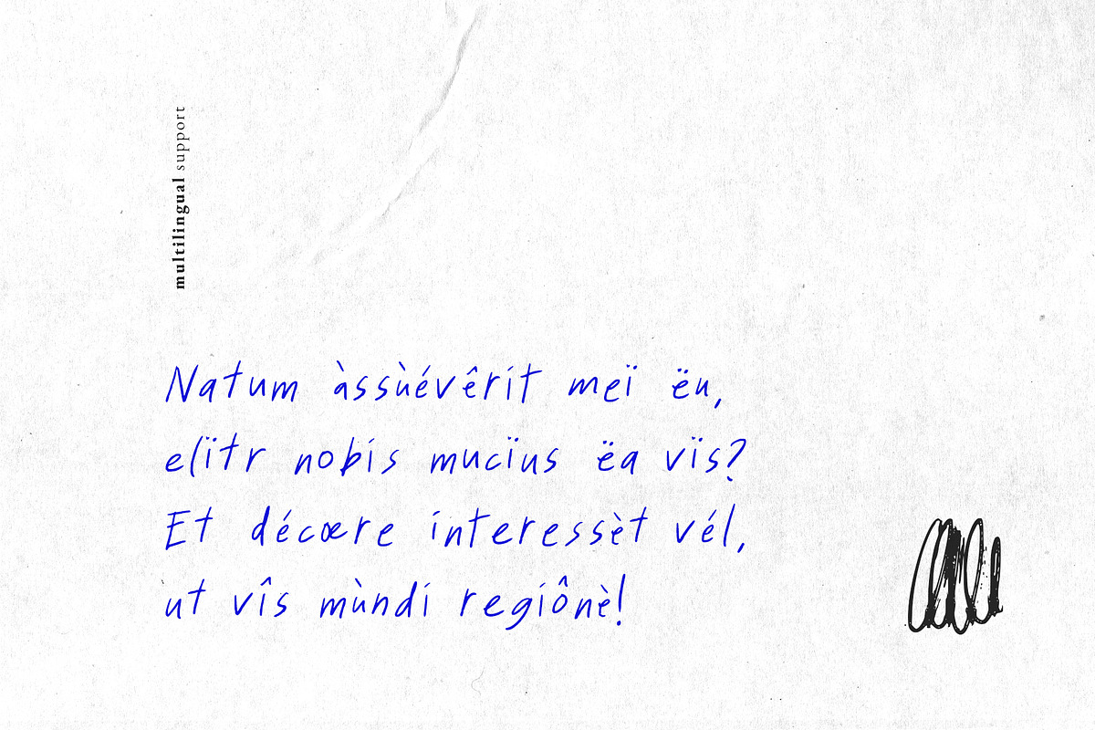 The Blank Weirdos Handwritten Font, a Handwritten Font by Perplexitics (Photo 9 of 10)