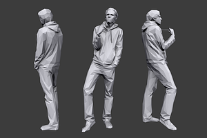 Lowpoly People Casual Pack Volume 7