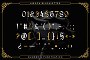 Hieron - Blackletter Font, a Blackletter Font by Idea Studio (Thumbnail 11 of 12)