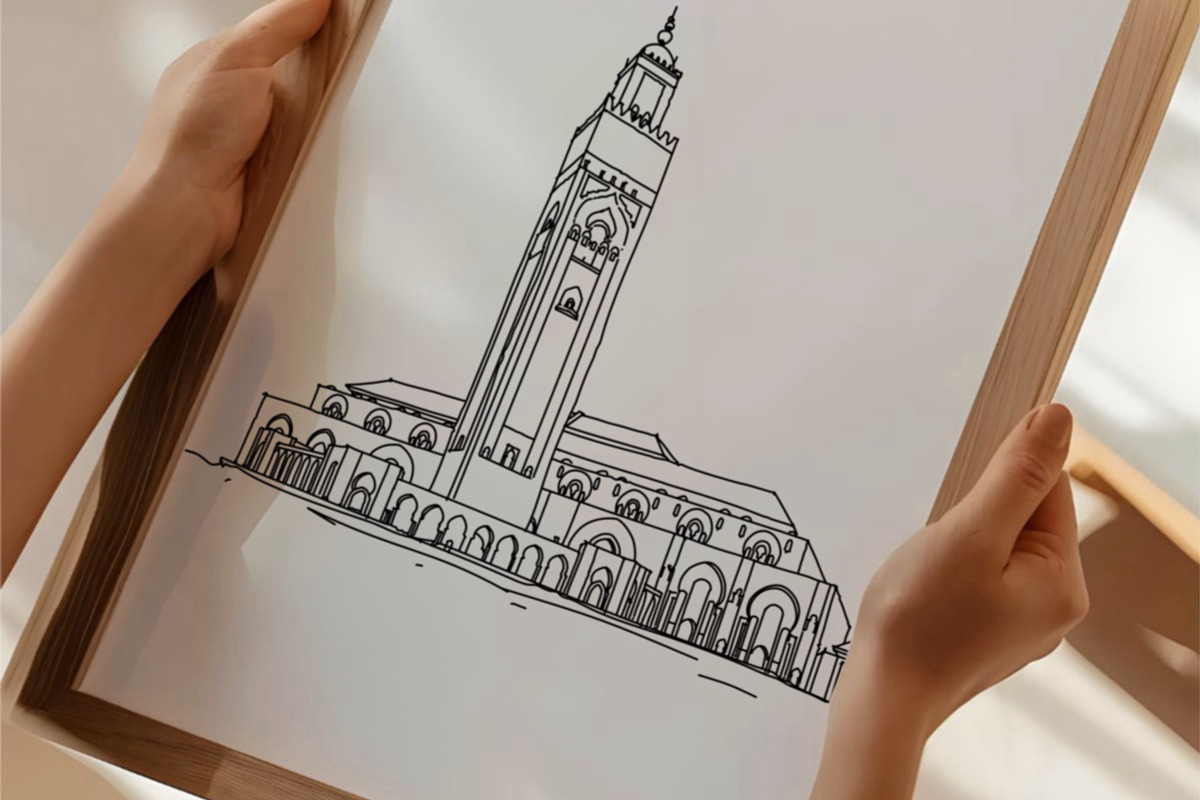 Mosque Minimalist Illustration, an Object Illustration by Adora ARTS (Photo 7 of 8)