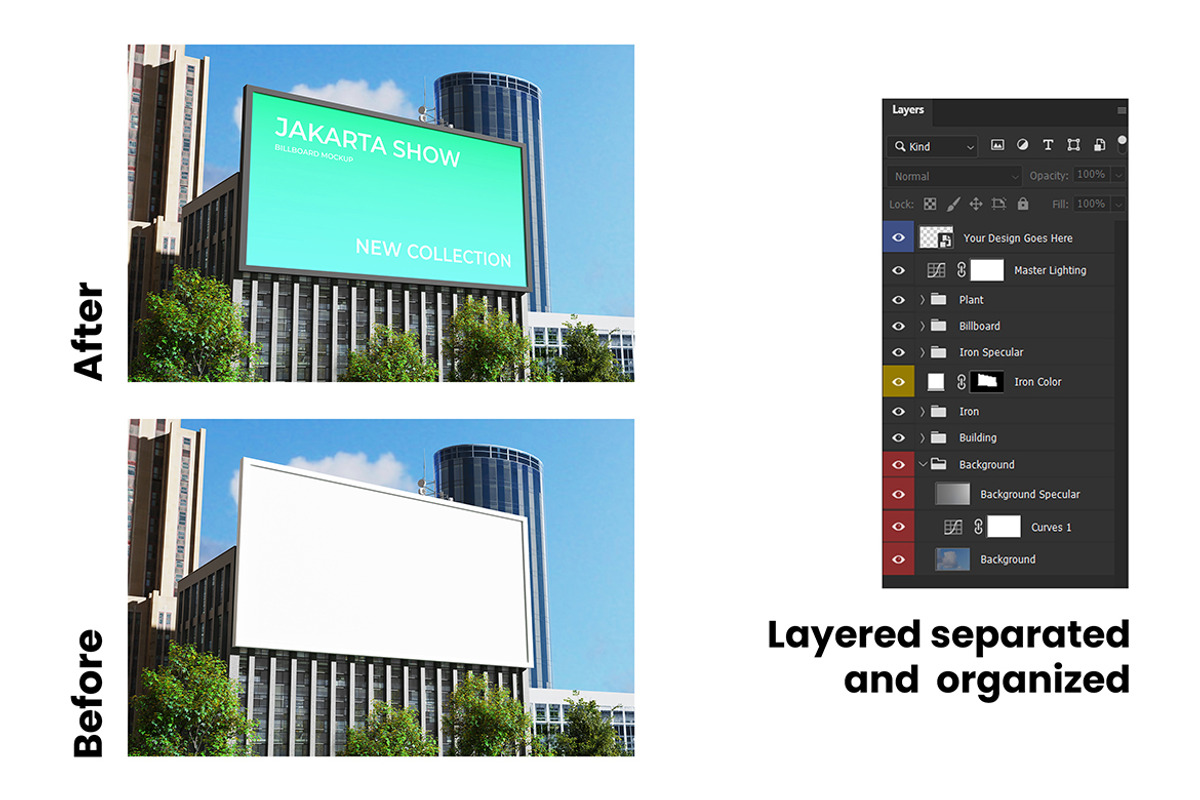 Urban Building Billboard Mockup, an Advertising Mockup by My Code Std (Photo 6 of 6)