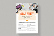 Modern Case Study Flyer | MS Word, a Flyer Template by HiveArts (Thumbnail 2 of 3)