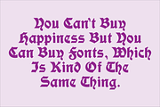 Display Gothic Font, a Blackletter Font by GG Design (Thumbnail 9 of 10)