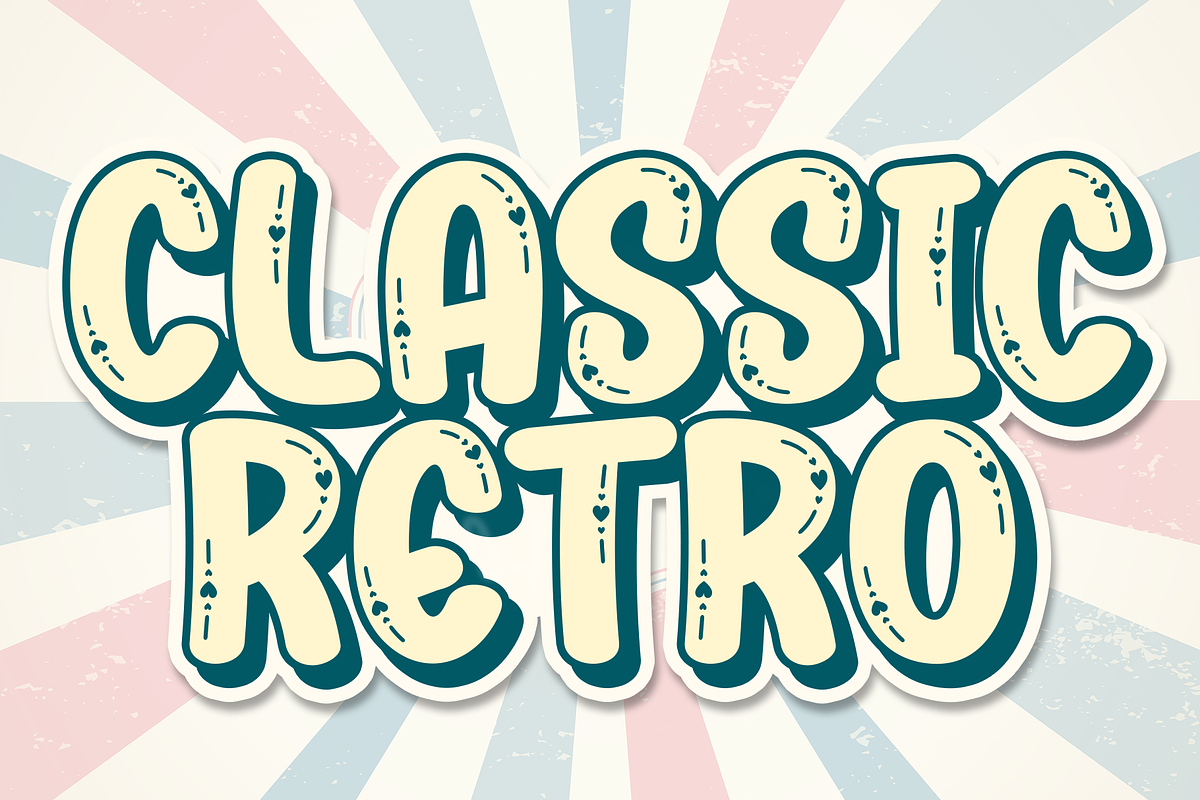 Classic Retro | Script Font, a Script Font by Scratchones (Photo 1 of 8)