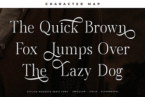 Megdira Stylish Modern Serif Font