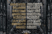 Hellish Layered Gothic Font, a Blackletter Font by FontDuo (Thumbnail 5 of 5)