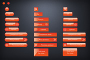 Mega Pack: 260 glossy buttons, an UI Kit Template by DutchDigitalDesign (Thumbnail 7 of 8)