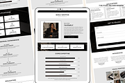Resume Website Template Simplistic, a Landing Page Template by The Pixel Palace (Thumbnail 4 of 6)