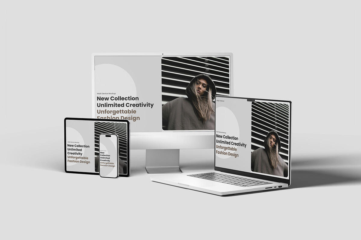 Multi Devices Mockup, a Device Mockup by scribrostudio (Photo 8 of 10)