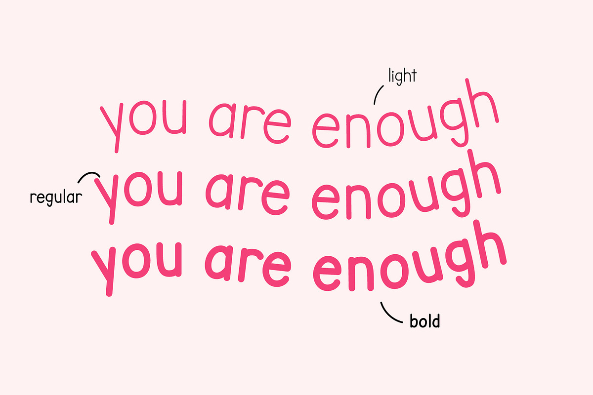 Pink Journal Neat Planner Font, a Sans Serif Font by Kaya Fonts (Photo 4 of 23)