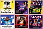 150 Night Club Flyer Bundle, a Flyer Template by AfzaalGraphics (Thumbnail 3 of 27)