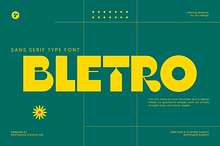 Bletro - Bold Geometric Modern