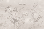 Glorioza floral wall mural, a Wallpaper Graphic by Timofi Art (Thumbnail 9 of 18)