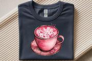 Valentines Day Coffee Cup Clipart, an Illustration by SinaCreation (Thumbnail 8 of 11)