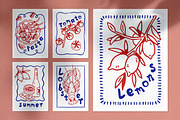 Dolce Vita, summer holiday posters, a Decorative Illustration by Good Studio (Thumbnail 1 of 6)