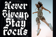 Silhouetta Blackletter, a Blackletter Font by TypeClassHeroes (Thumbnail 2 of 15)