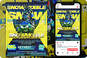 Snowmobile Event Flyer, a Flyer Template by regalDRAW (Thumbnail 2 of 5)
