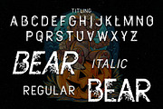 Dead Bear - Display Font, a Handwritten Font by alifryanzulfikar (Thumbnail 7 of 8)
