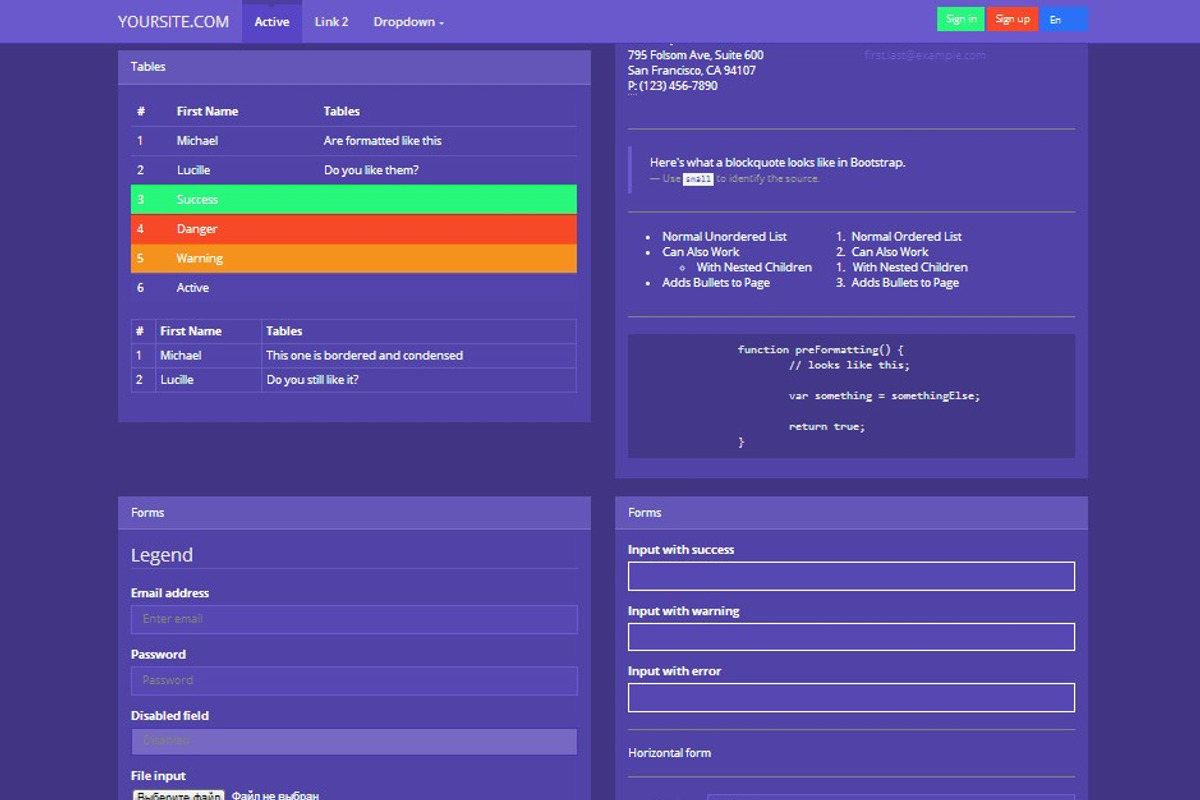 Bootstrap 3.0. Blueprint flat theme, a Bootstrap Template by Bootstraptor (Photo 2 of 4)