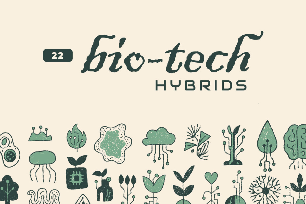 Techno Nature – 80+ Illustration Set, a Decorative Illustration by JuliBelushi (Photo 6 of 9)