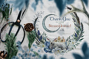 Imbolc Celtic Winter Watercolor Set, a Texture Illustration by Fluffy Unicorn (Thumbnail 13 of 13)