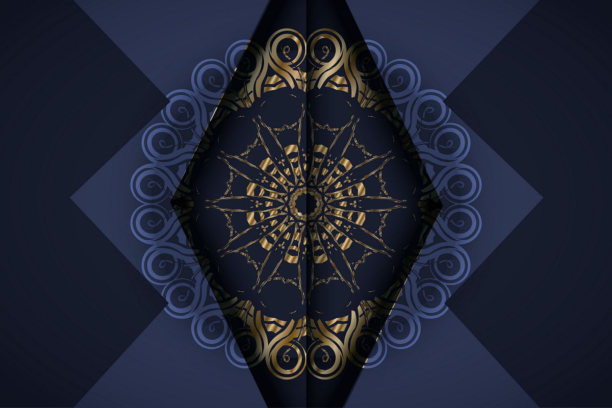 Mandala Circular Pattern Vector Pack, a Background Graphic by NJ Himel (Photo 3 of 95)