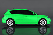2009 Mazda 3, a Cars & Vehicle 3D Model by valtriiu (Thumbnail 4 of 12)