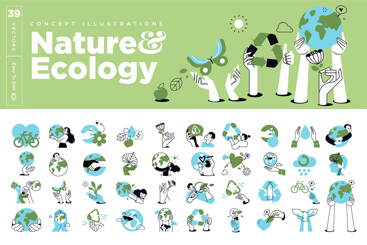 Nature and ecology illustrations, an Illustration by PureSolution (Photo 1 of 6)