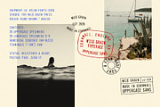 Wild Grain | A Bold Retro Stamp Sans, a Sans Serif Font by Courtney Flannagan Design (Thumbnail 3 of 7)