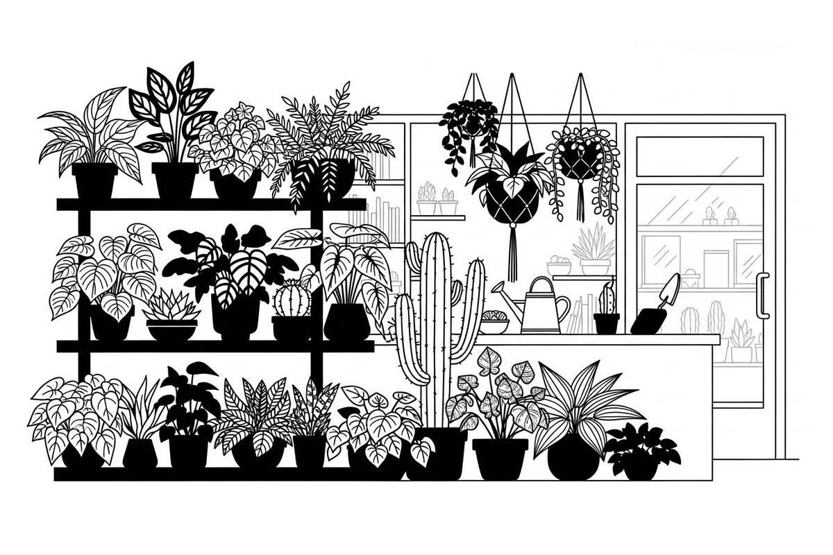 50 Botanical Garden Silhouette bundl, an Illustration by Designs_River (Photo 33 of 51)