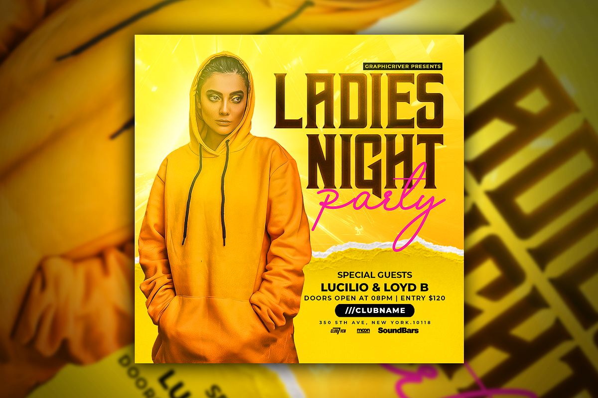 4 Night Party FLyer Bundle, a Flyer Template by FAS-DESIGN (Photo 5 of 5)