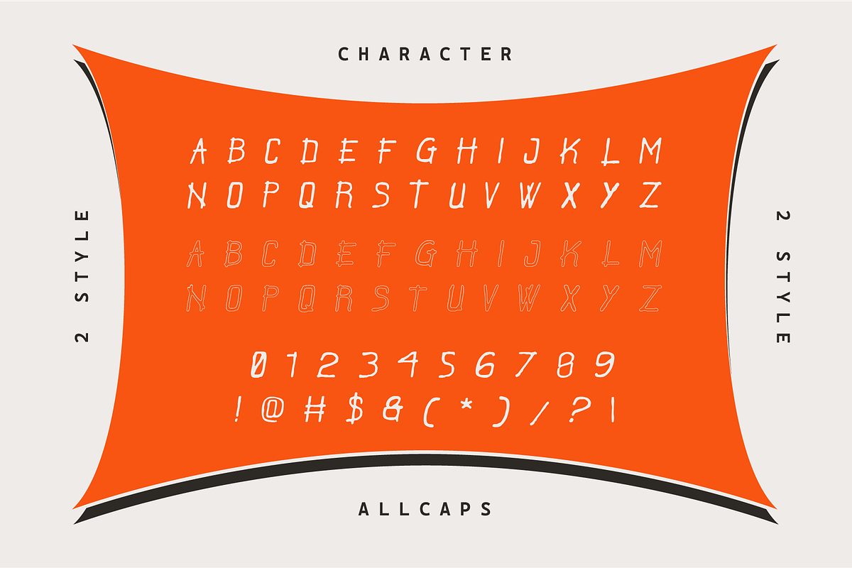 BRAKEGUY - Handdrawn Font, a Font by Rightwheels (Photo 2 of 10)