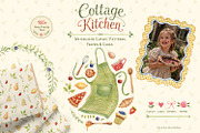 Cottage Kitchen Watercolor, a Decorative Illustration by Anna Druzhkova (Thumbnail 1 of 36)