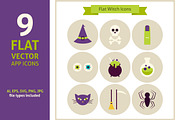 Halloween Vector Flat App Icons, an Icon by Anna_leni (Thumbnail 5 of 7)