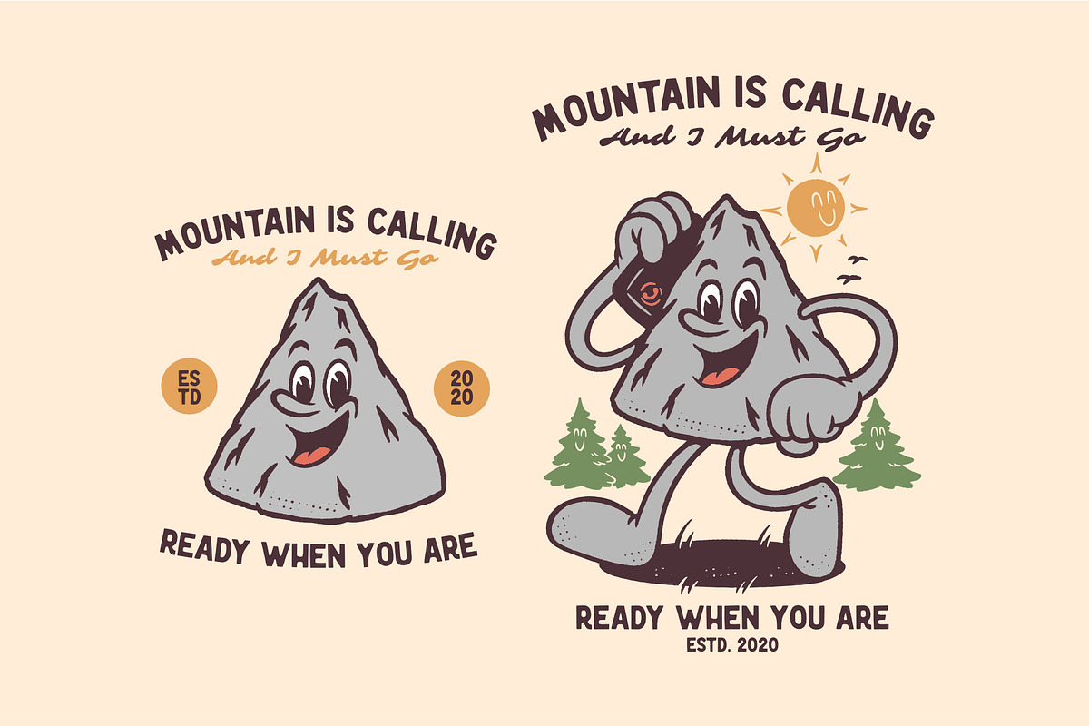 Friendly Outdoor Mascot Characters, an Object Illustration by MovinkGraphicStudio (Photo 7 of 15)