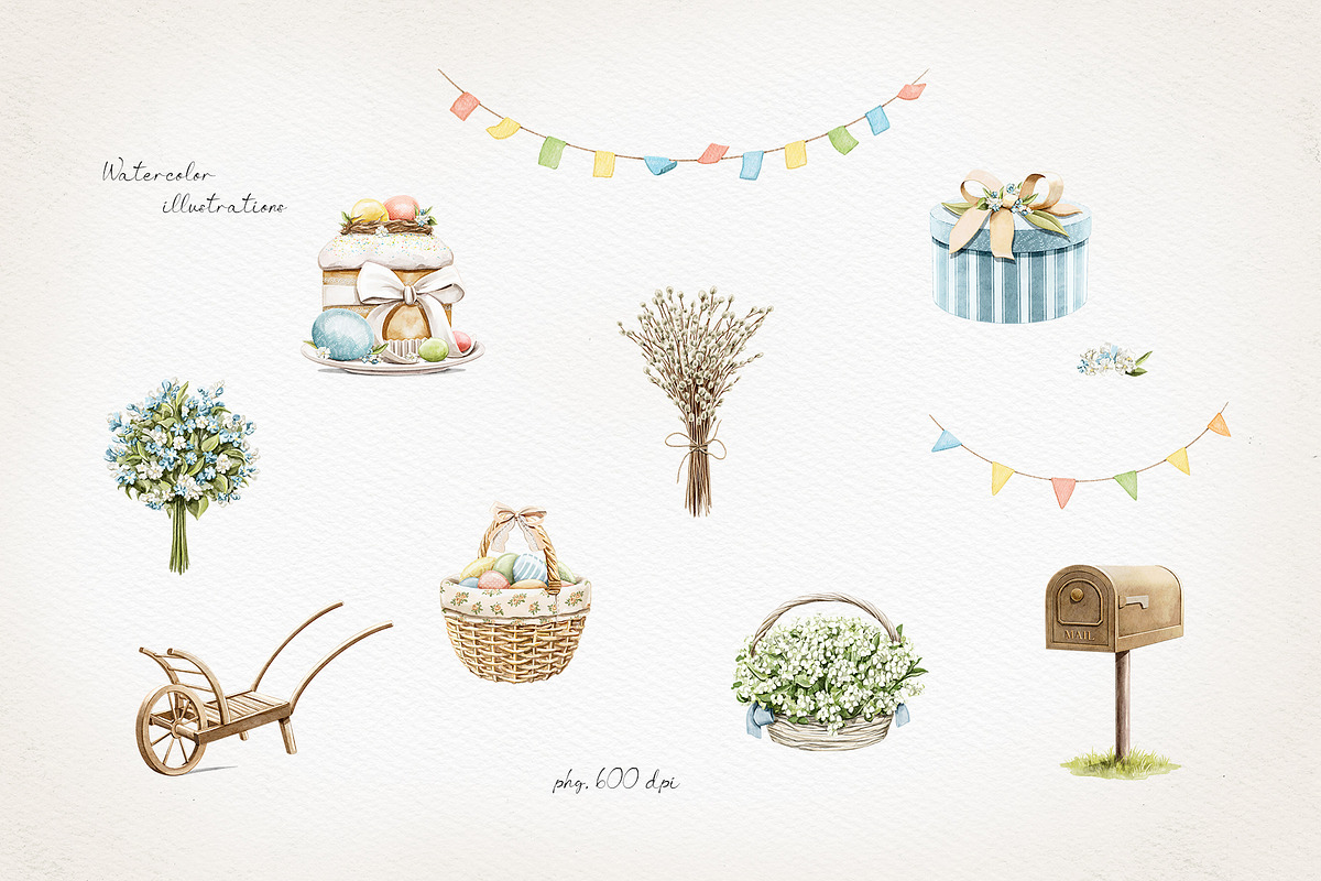 The Easter rabbit family, an Animal Illustration by Mimomy (Photo 5 of 12)