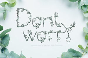 Dont Worry Hand Drawn Font