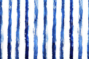 Seamless Pattern Of Paint Stripes