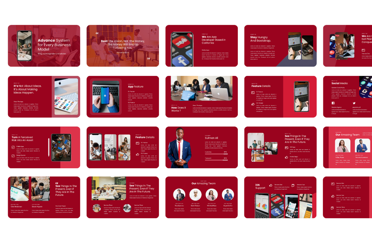 UIUX - Ai & Saas App Presentation, a Presentation Template by Hammad Arif (Photo 2 of 3)