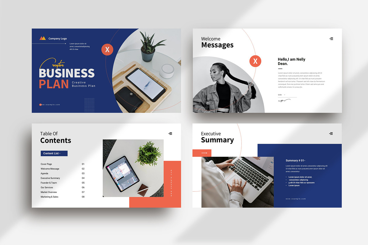 Business Plan Presentation Template, a Presentation Template by Studio_Clarity (Photo 2 of 6)