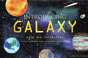 Galaxy  clip art collection, a Texture Illustration by digital_essence (Thumbnail 1 of 7)
